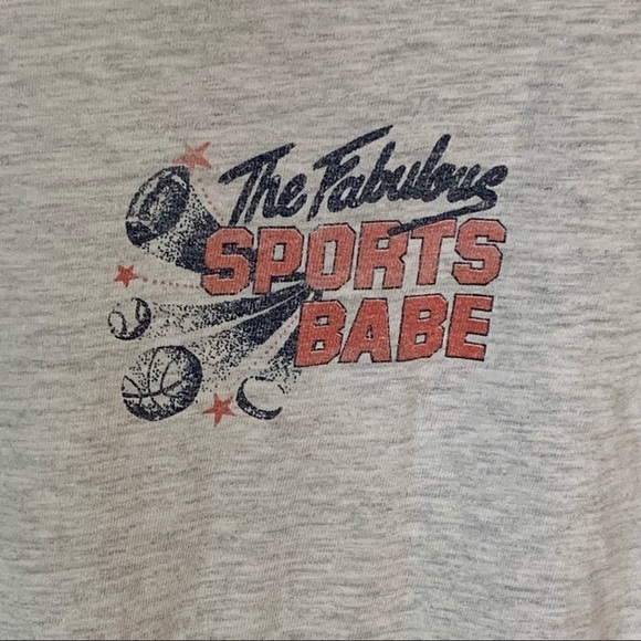 Vintage The Fabulous Sports Babe Vintage Tee Sports Radio Large T-shirt - Picture 7 of 7